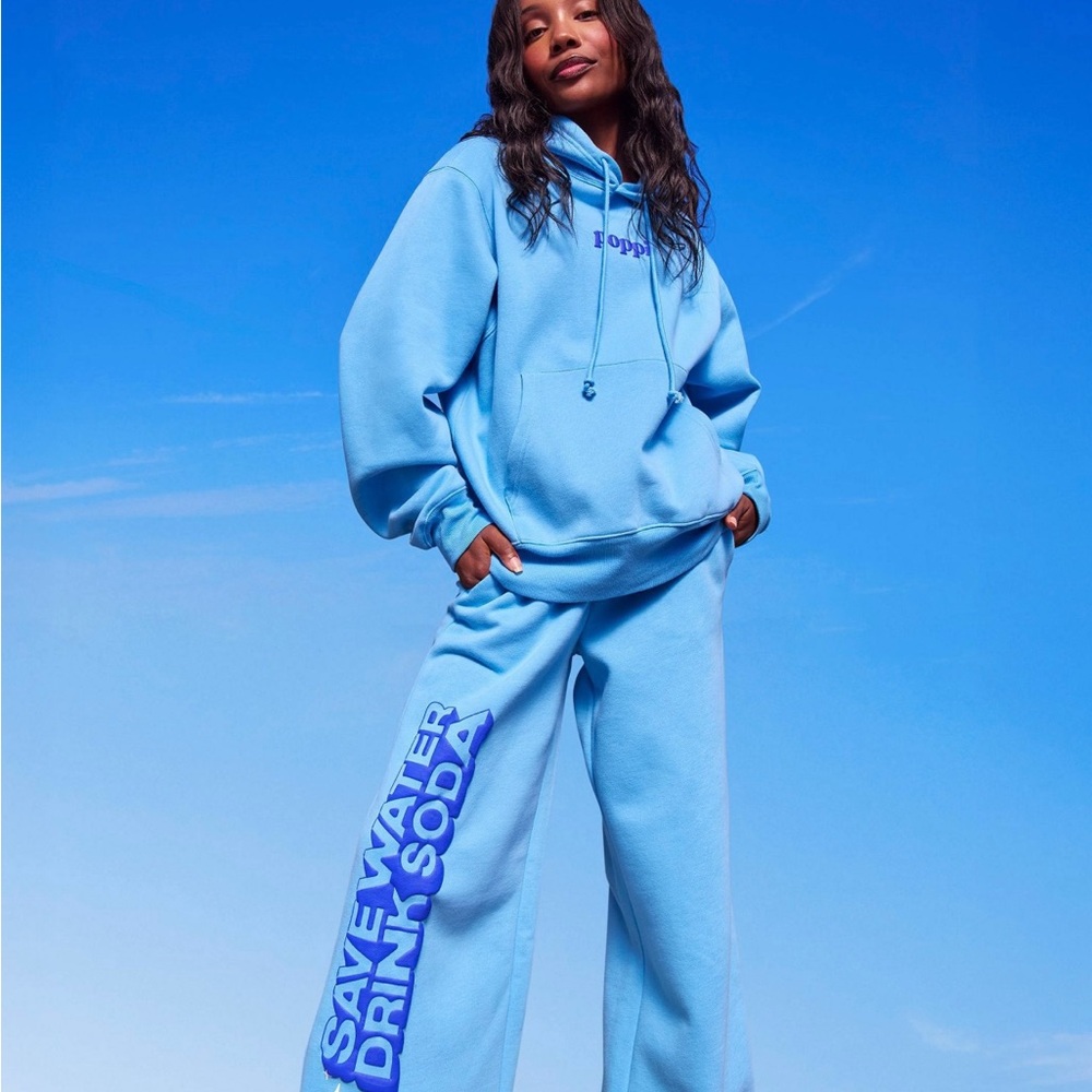 Blue Graphic Women's hoodie
